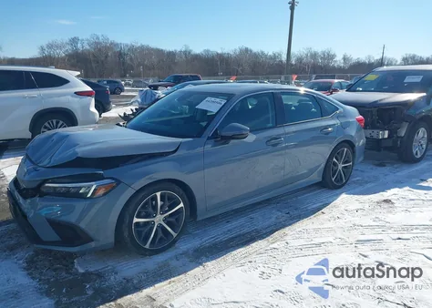 2024 Honda Civic Touring из США, поврежденный, VIN 2HGFE1F93RH304005